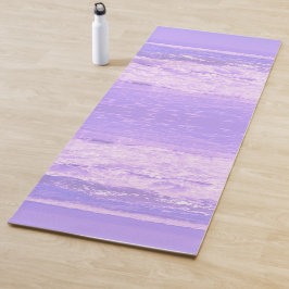 Ocean Sea Beach Lila Waves Wasser Yogamatte