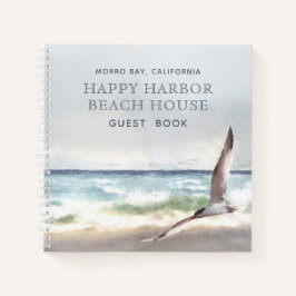 Ocean Sea Bird Beach Vacation - Gästebuch Notizbuch