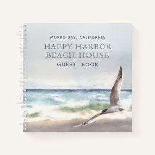 Ocean Sea Bird Beach Vacation - Gästebuch Notizbuch
