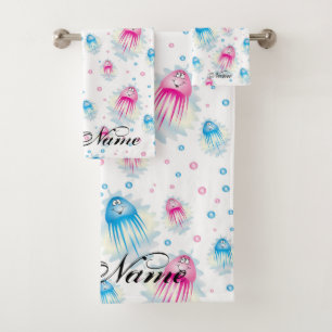 Océan Sea Life Cute méduse Personnalisée Enfant
