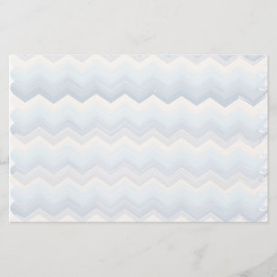 Ocean Shades Wasserfarbe Zickzack Briefpapier