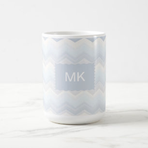 Ocean Shades Wasserfarbe Zickzack Kaffeetasse