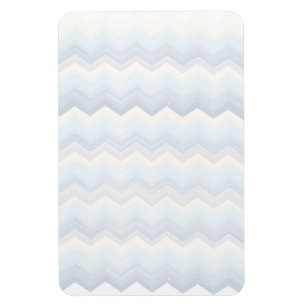 Ocean Shades Wasserfarbe Zickzack Magnet
