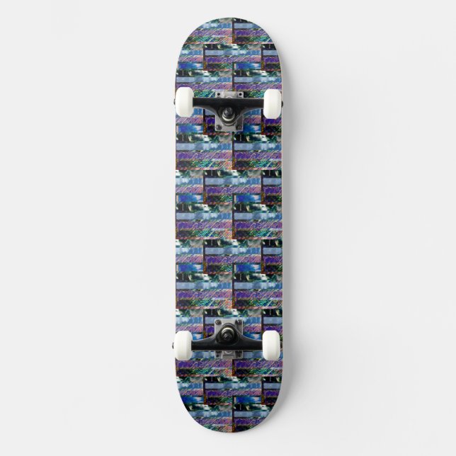 #OCEAN&SKY #THESURFINGMERMAID @ MAGHIE.ORG SKATEBOARD (Vorderseite)