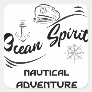Ocean Spirit Nautic Adventure Sticker