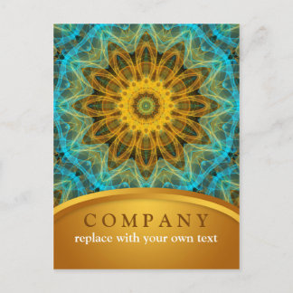 Ocean Star Mandala Postkarte