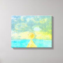 Ocean Sun Canvas Print