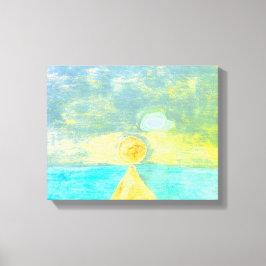 Ocean Sun Canvas Print Leinwanddruck