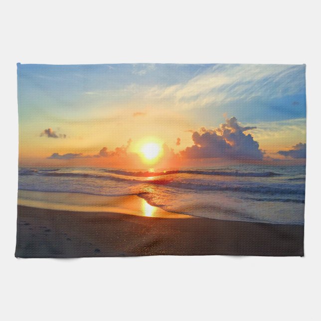 Ocean Sun Geschirrtuch (Horizontal)