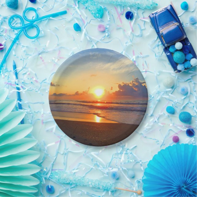 Ocean Sun Pappteller (Party)