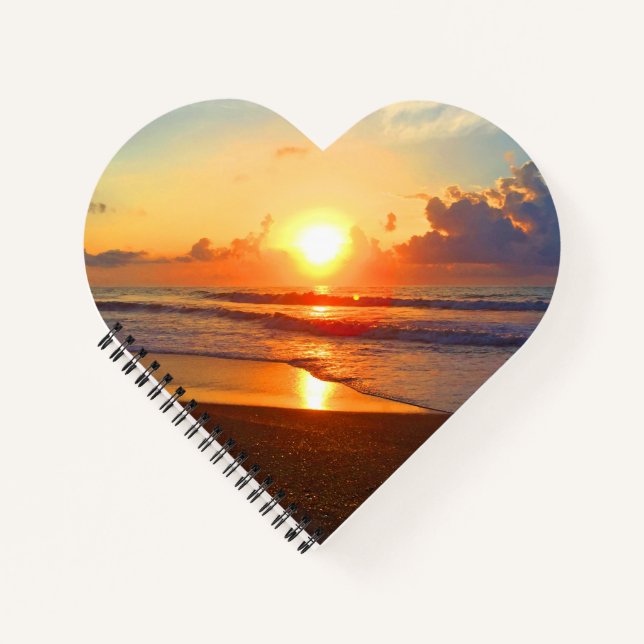 Ocean Sun Poster Notizbuch (Vorderseite)