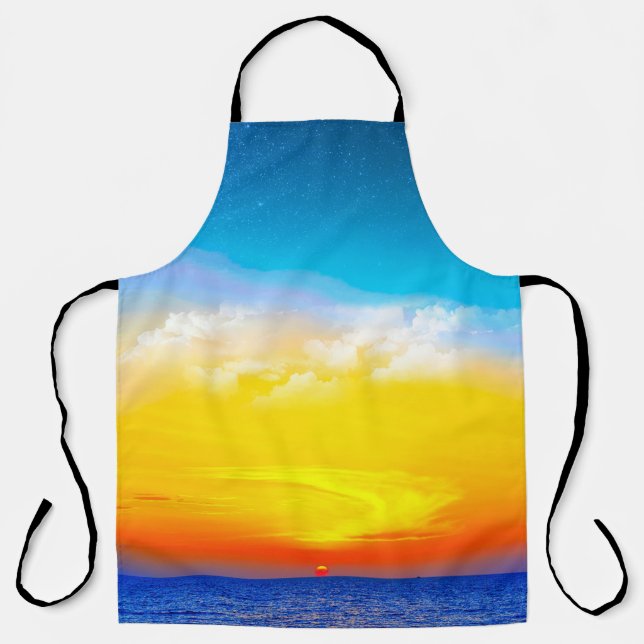 Ocean Sunrise Apron Schürze (Vorderseite)