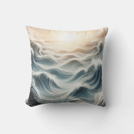 Ocean Sunrise Chaos Kissen