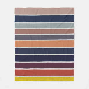 Ocean Sunrise Colors Leinwand Fleecedecke