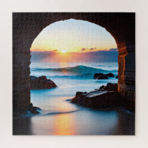 Ocean Sunrise mit Brick Tunnel