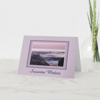 Ocean Sunrise Notecard Karte