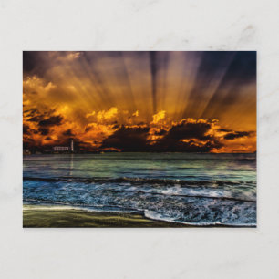 Ocean Sunrise Postkarte