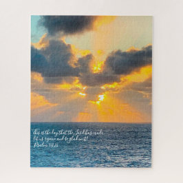 Ocean Sunrise, Verse aus Psalm 118:24