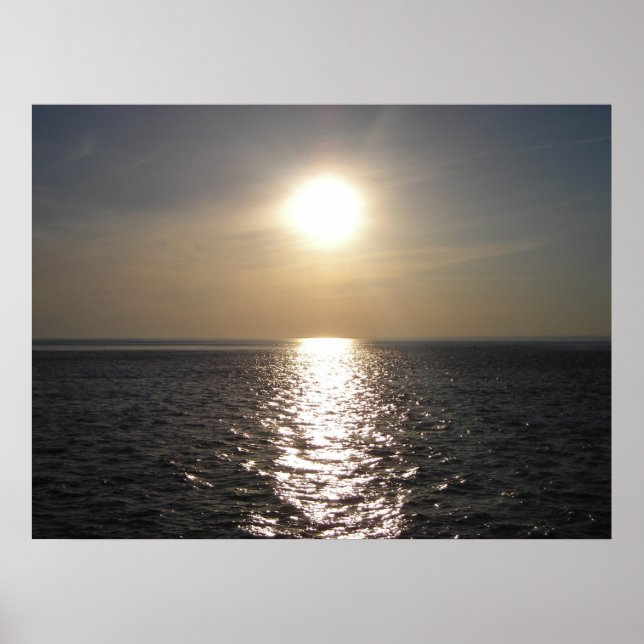 Ocean Sunset 2 Poster (Vorne)