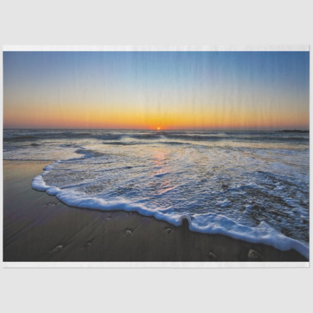 Ocean Sunset 4 Decoupage Tissue Seidenpapier (Vorderseite)