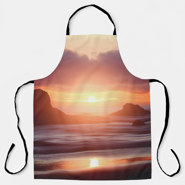 Ocean Sunset Apron Schürze (Vorderseite)
