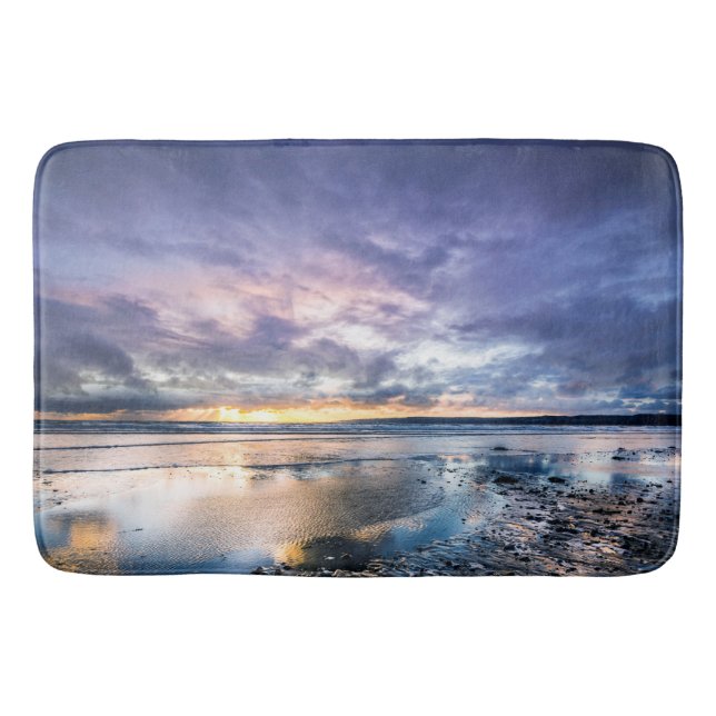 Ocean Sunset Bath Mat Badematte (Vorderseite)