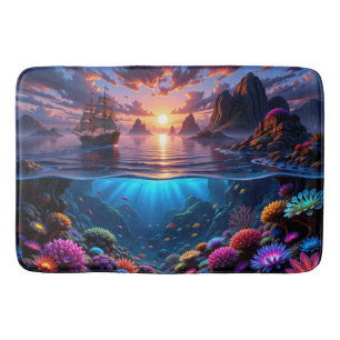 Ocean Sunset Bath Mat Badematte