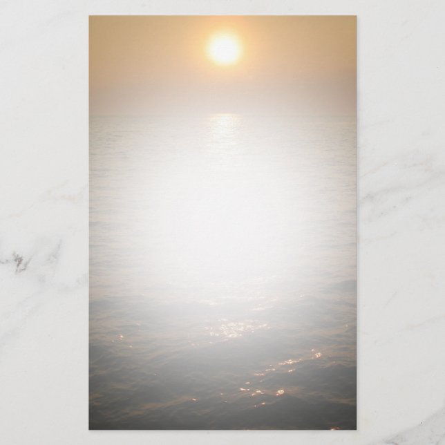 Ocean Sunset Briefpapier (Vorderseite)