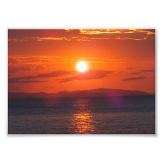 Ocean Sunset Fotodruck