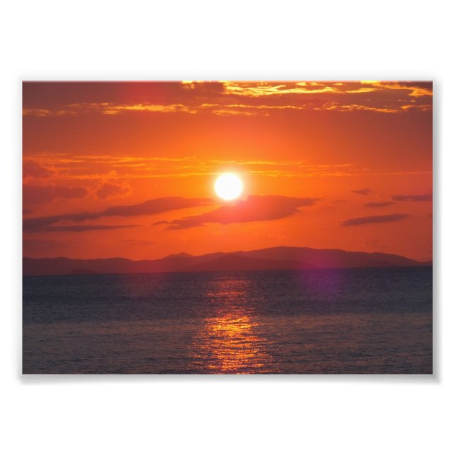 Ocean Sunset Fotodruck (Vorne)