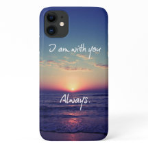 Ocean Sunset: Ich bin immer bei dir, Bible Verse