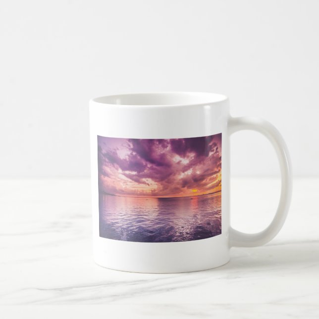 Ocean Sunset Inspiration Kaffeetasse (Rechts)