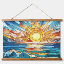 Ocean Sunset Mosaik Art