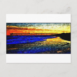 Ocean SunSet Postkarte