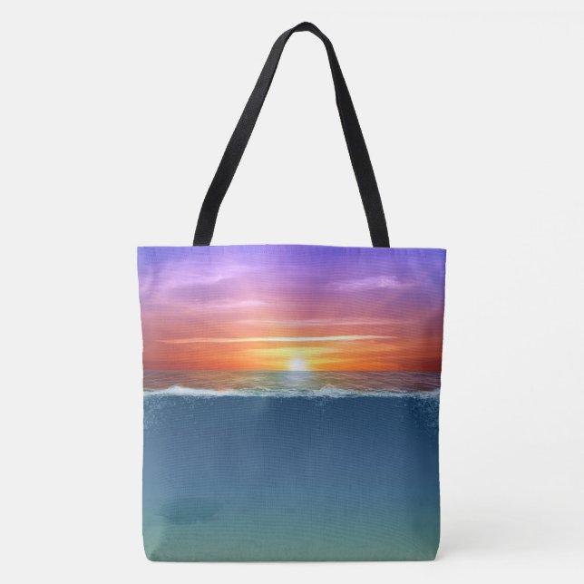 Ocean Sunset Tasche (Vorderseite)