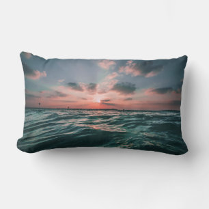Ocean Sunset throw Kissen