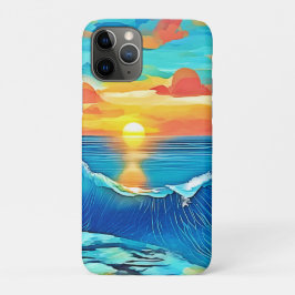 Ocean Sunset Wave Art Case-Mate iPhone Hülle