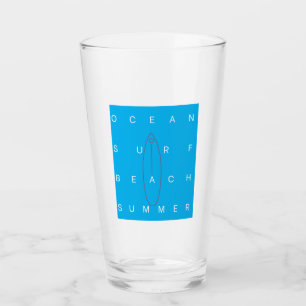 OCEAN SURF BEACH SOMMER GLAS