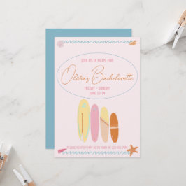Ocean Theme Bachelorette - Thema San Diego Einladung