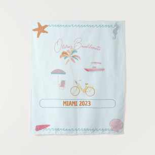 Ocean Theme Bachelorette Wandteppich