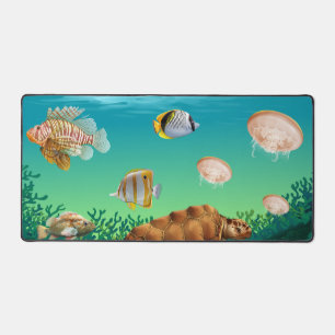 Ocean Vibes Desk Mat Schreibtischunterlage
