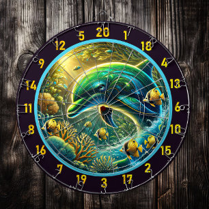 Ocean Vibes Dolphin Dartboard Charm Dartscheibe