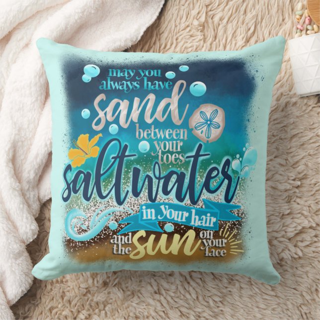 Ocean Vibes Kissen (Decke)