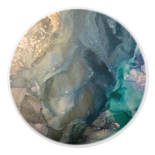 Ocean Vibes Knoblauch für Schubladen und Dresser Keramikknauf