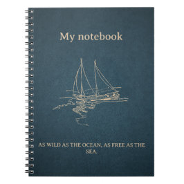 Ocean Vibes Notebook - Beach Journal Notizblock