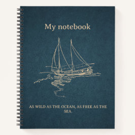 Ocean Vibes Notebook – Beach Journal Notizbuch
