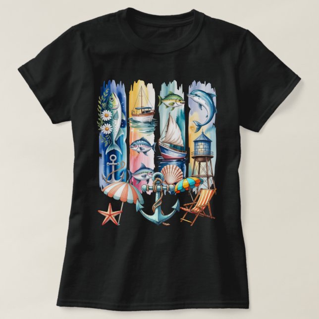 Ocean Vibes T-Shirt (Design vorne)