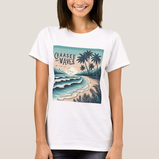 Ocean Vibes T-Shirt (Vorderseite)