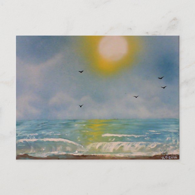 Ocean View Postkarte (Vorderseite)