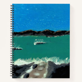 Ocean View Spiral Notebook Notizbuch